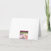 Het verzenden Kerstman Feestdagen Kaart (Achterkant)