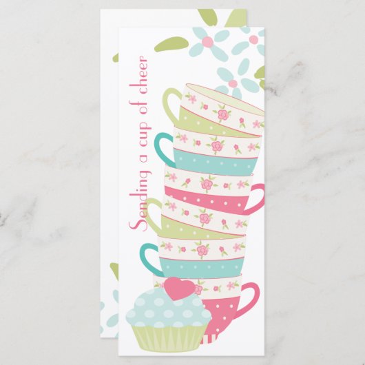 Het verzenden van een beker van cheerthee beker ge (Voorkant / Achterkant)