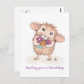 Het verzenden van een Briefkaart met een virtuele (Voorkant / Achterkant)