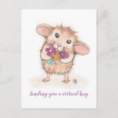 Het verzenden van een Briefkaart met een virtuele (Voorkant)