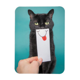 Het verzenden van een glimlach grappige kat met mo magneet