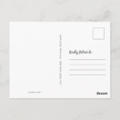 Het verzenden van een hug Cute Pastel Rainbow Girl Briefkaart (Achterkant)