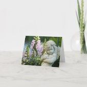 Het verzenden van een kleine engel kaart (Voorkant)