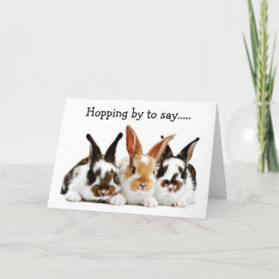 HET VERZENDEN VAN "EENVOUDIGERE BUNNY" GEEFT UW MA FEESTDAGEN KAART