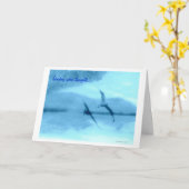 Het verzenden van goede gedachten kaart (Gele Bloem)