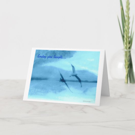 Het verzenden van goede gedachten kaart (Voorkant)