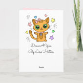 Het verzenden van grote huggen alleen omdat kaart (Achterkant)