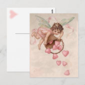 Het verzenden van hart op je manier briefkaart (Voorkant / Achterkant)