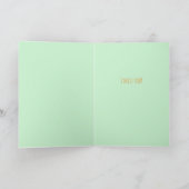 Het verzenden van knuffels Geel Hart Bloemen  Kaart (Binnen)