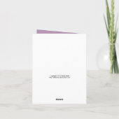 Het verzenden van Liefde over de Miles Feestdagen Kaart (Achterkant)