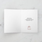 Het verzenden van liefde rood en goud foto collage feestdagen kaart (Binnen)