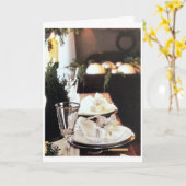 HET VERZENDEN VAN U EEN WENS VOOR EEN "MERRY CHRIS KAART (Gele Bloem)