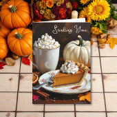 Het verzenden van u herfst zegeningen kaart