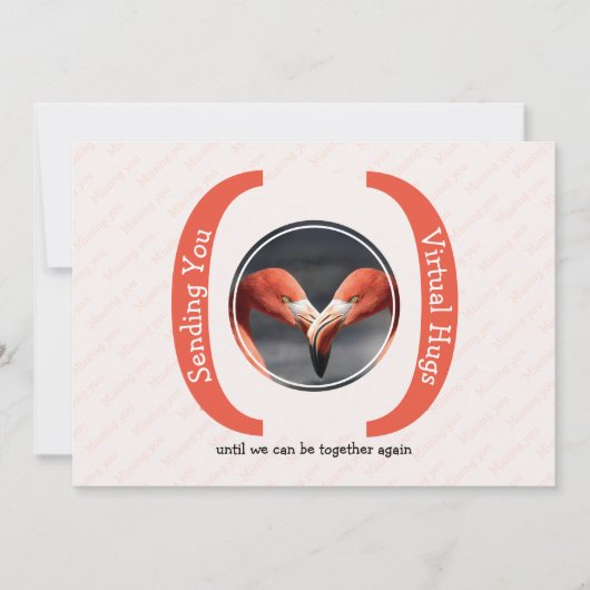 HET VERZENDEN VAN U VIRTUELE HUGS Foto Ontbrekend  (Voorkant)