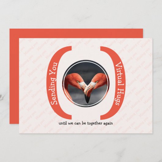 HET VERZENDEN VAN U VIRTUELE HUGS Foto Ontbrekend (Voorkant / Achterkant)