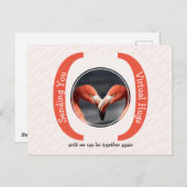 HET VERZENDEN VAN U VIRTUELE HUGS Foto Sjabloon Briefkaart (Voorkant / Achterkant)