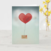 Het verzenden van uw Liefde Kaart (Gele Bloem)