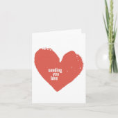 Het verzenden van uw liefde Note Kaart (Voorkant)