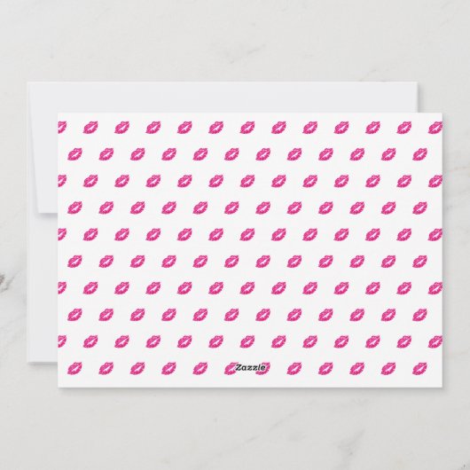 Het verzenden van uw pugs & Kisses Cute Pug Dog &  Feestdagenkaart (Achterkant)