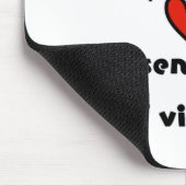 het verzenden van veel virtuele knuffels muismat (Hoek)