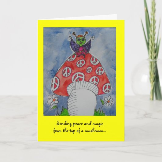 Het verzenden van vrede en magisch kaart (Voorkant)