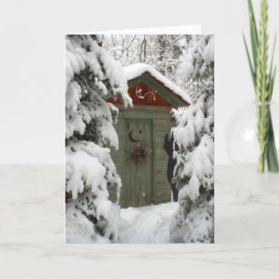 HET VERZENDEN VAN "WARM"CHRISTMAS WIST AAN U/UUR FEESTDAGEN KAART