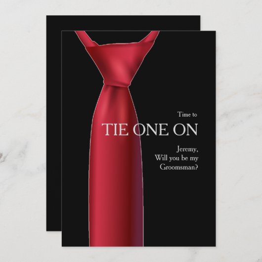 Het verzoek om bruidsjonker te zijn van Windsor Kn Kaart (Voorkant / Achterkant)