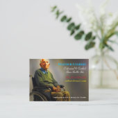 Het verzorgen van 4 uw geliefde een professional visitekaartje (Staand voorkant)