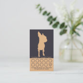 Het Verzorgen van de hond de Kaart van de Klantenkaartje (Staand voorkant)