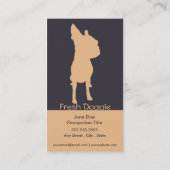 Het Verzorgen van de hond de Kaart van de Klantenkaartje (Achterkant)