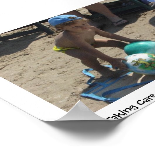 Het verzorgen van mijn spullen poster (Hoek)