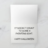 Het verzwakken de Kaart van Halloween van de Geit (Binnen)