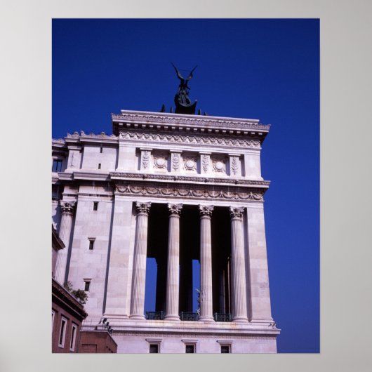 Het Victor Emmanuel 2de Monument Rome Poster (Voorkant)