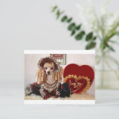 Het Victoriaans Afbeelding van de Hond van de Feestdagenkaart (Staand voorkant)