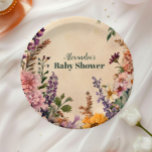 Het Victoriaans Art Nouveau Baby shower Baby showe Papieren Bordje<br><div class="desc">De Victoriaans Art Nouveau Baby shower Paper Borden brengen tijdloze elegantie en charme aan uw baby showers tafelomgeving. Geïnspireerd door het ingewikkelde kunstenaarschap van de Art Nouveau-tijd, hebben deze borden delicate bloempatronen, vloeiende decoratieve lijnen en details, waardoor ze net zo mooi zijn als praktisch. Gemaakt met een zacht pastelkleurpalet en...</div>