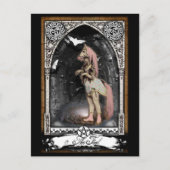 Het Victoriaans Briefkaart van de Fool Tarot Card (Voorkant)