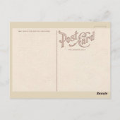 Het Victoriaans Briefkaart van de Tarotkaart van d (Achterkant)