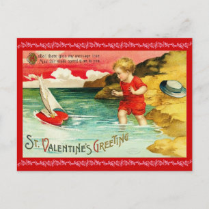 Het Victoriaans Briefkaart van de Valentijnsdag