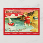 Het Victoriaans Briefkaart van de Valentijnsdag (Voorkant)