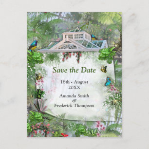 Het Victoriaans Greenhouse Aankondigingskaart