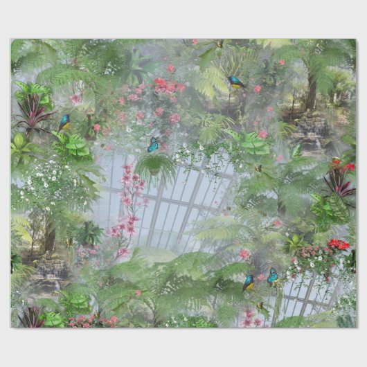 Het Victoriaans Greenhouse Cadeaupapier (Vlak)