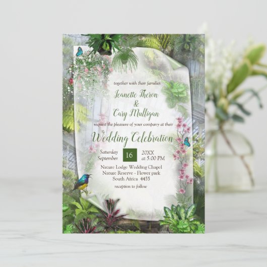 Het Victoriaans Greenhouse Kaart (Staand voorkant)