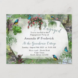 Het Victoriaans Greenhouse Uitnodiging Briefkaart