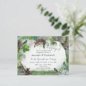 Het Victoriaans Greenhouse Uitnodiging Briefkaart (Staand voorkant)