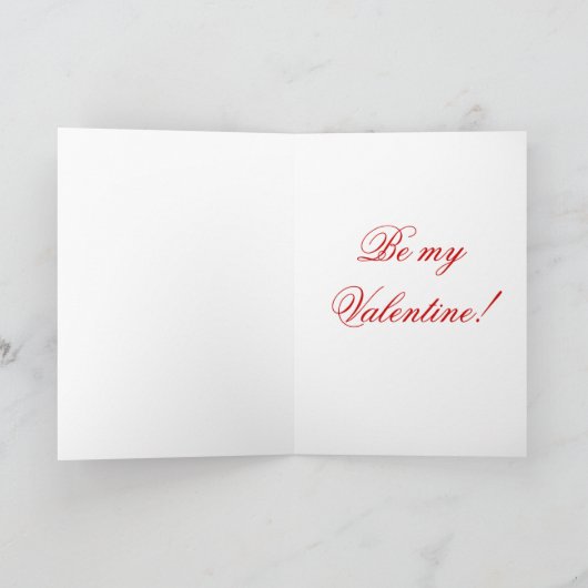 Het Victoriaans Kant van het Hart Feestdagen Kaart (Binnen)