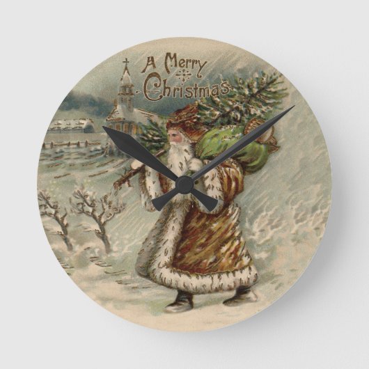 Het Victoriaans Kunstwerk van de Kerstboom van de Ronde Klok (Voorkant)