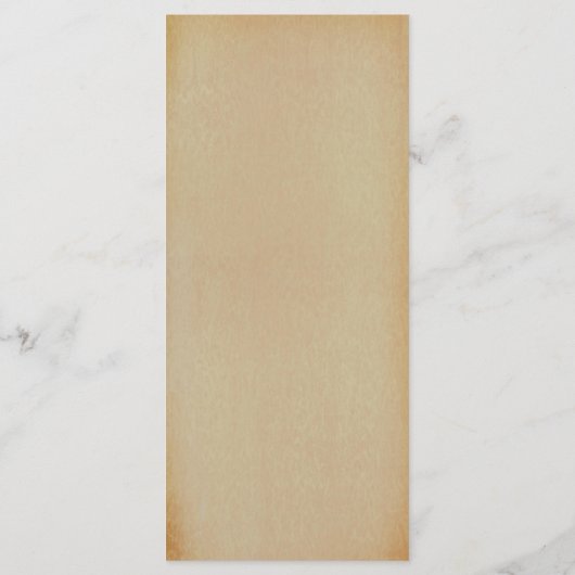 Het Victoriaans Steampunk Wedding Collectie Menu (Achterkant)