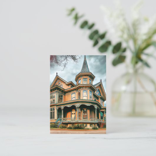 Het Victoriaans tijdperk, dat zich uitstrekte van  Visitekaartje (Staand voorkant)