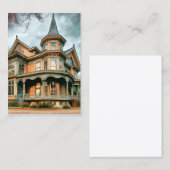 Het Victoriaans tijdperk, dat zich uitstrekte van  Visitekaartje (Voorkant / Achterkant)