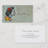 Het  Victoriaans Visitekaartje van de Roepenkaart  (Voorkant / Achterkant)